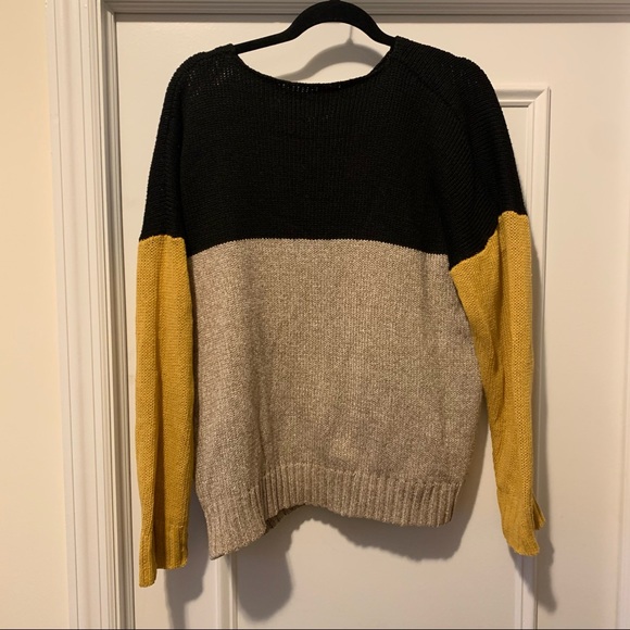 Colorblock Knit Sweater - Picture 2 of 2